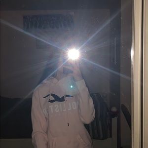 baby pink hollister sweatshirt